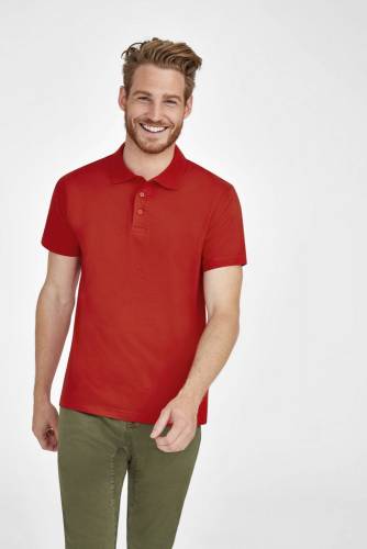 Рубашка поло мужская Prescott Men 170, красная фото 5