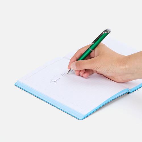 Ручка шариковая Glide, зеленая фото 5