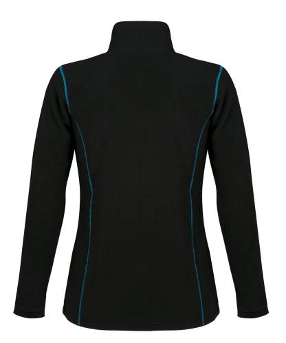 Куртка женская Nova Women 200, черная с ярко-голубым фото 3