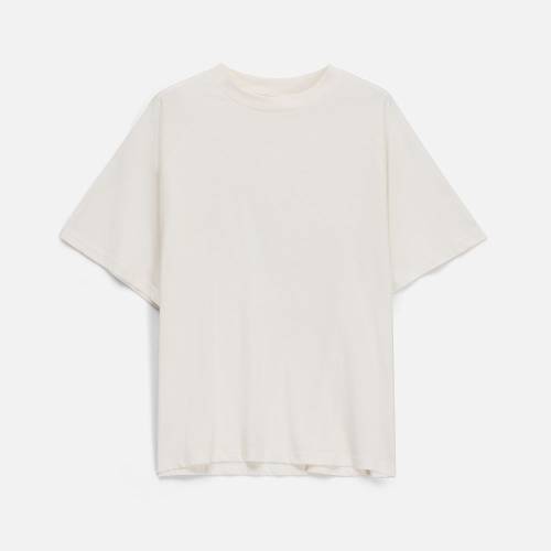 Футболка унисекс оверсайз T2, молочно-белая фото 17