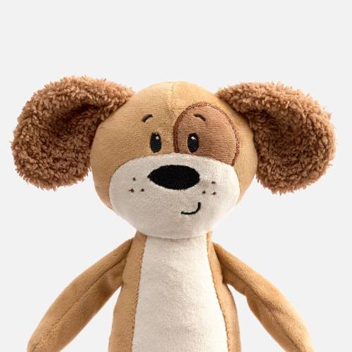 Мягкая игрушка Beastie Toys, собачка с белым шарфом фото 4