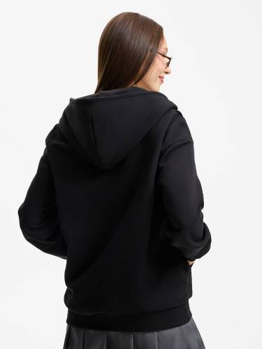 Толстовка унисекс оверсайз Sartoro, черная фото 10