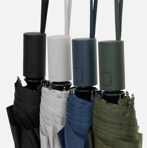 Зонт складной Cloudex, темно-синий фото 9