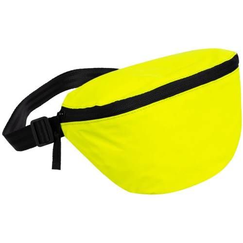 Поясная сумка Manifest Color из светоотражающей ткани, неон-желтая фото 2