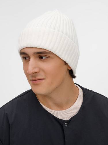 Шапка Laconi, молочно-белая фото 6 Шапка Laconi, молочно-белая фото 6
