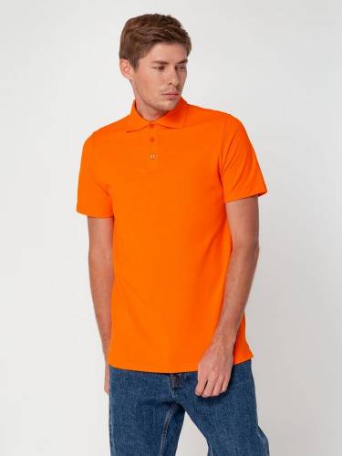 Рубашка поло мужская Virma Light, оранжевая фото 7
