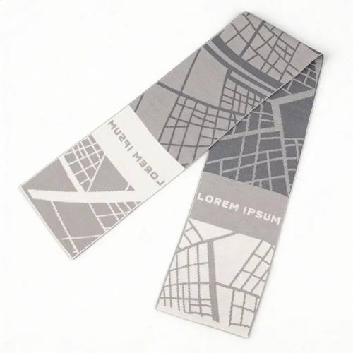 Шарф на заказ Tricksy Light, M, полушерсть фото 4