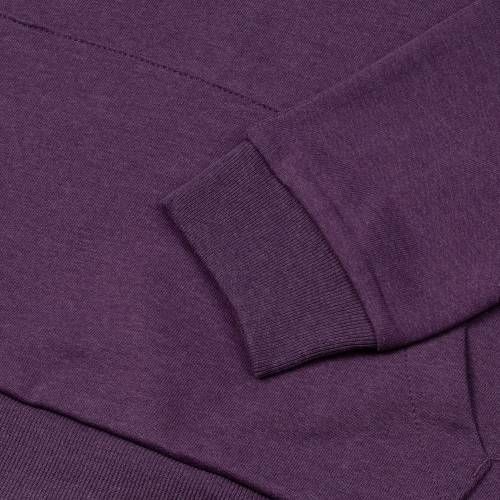 Толстовка с капюшоном унисекс Hoodie, фиолетовый меланж фото 5