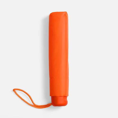 Зонт складной Basic, оранжевый фото 5