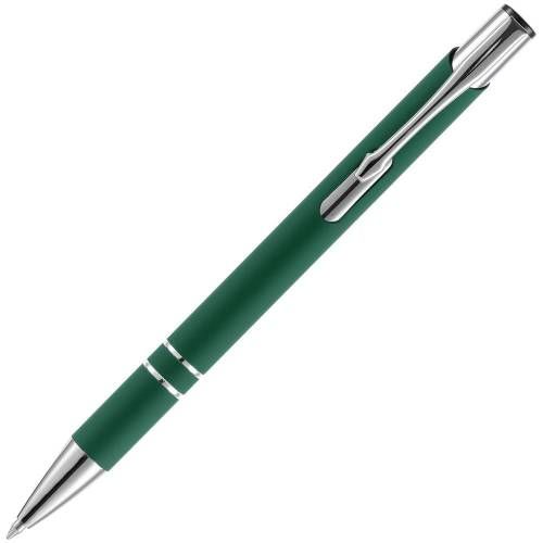 Ручка шариковая Keskus Soft Touch, зеленая фото 4
