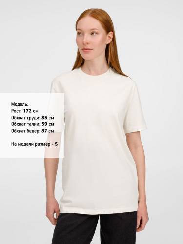 Футболка унисекс Legend, молочно-белая фото 9 Футболка унисекс Legend, молочно-белая фото 9