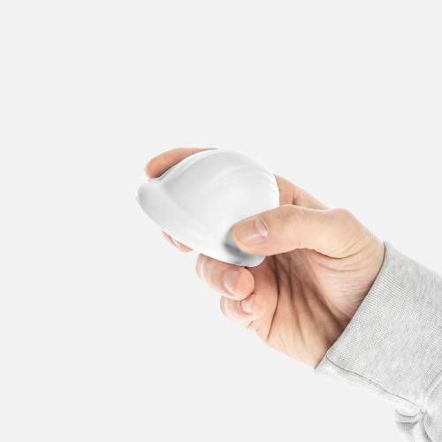 Антистресс «Каска», белый фото 2