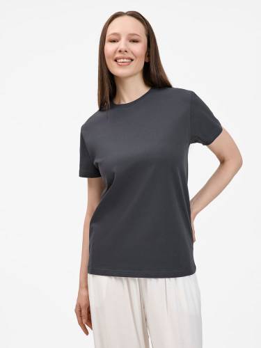 Футболка унисекс T-Bolka 200, темно-серая (графит) фото 9