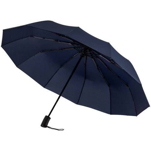 Зонт складной Fiber Magic Major, темно-синий фото 2