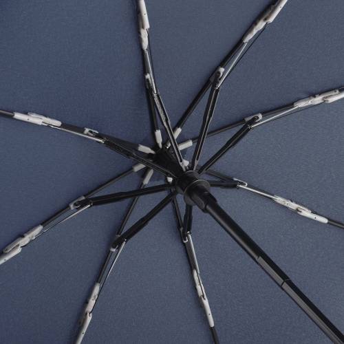 Зонт складной Profile, темно-синий фото 7