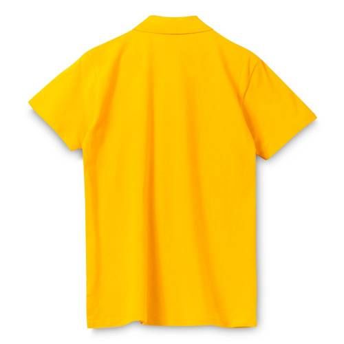 Рубашка поло мужская Spring 210, желтая фото 3