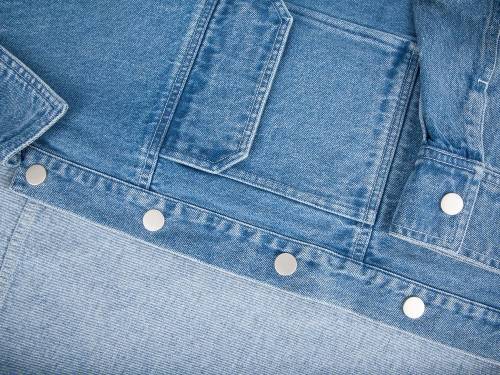 Куртка джинсовая O2, голубая фото 11