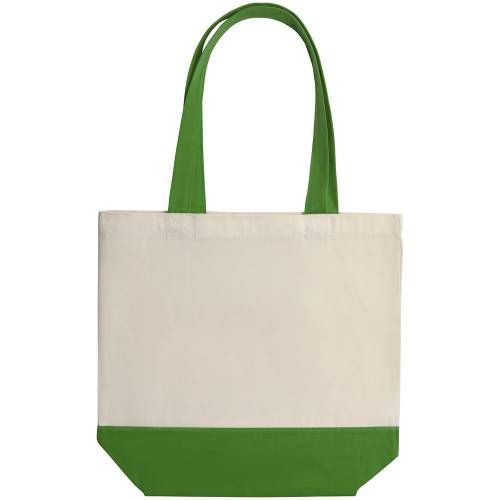 Холщовая сумка Shopaholic, ярко-зеленая фото 4