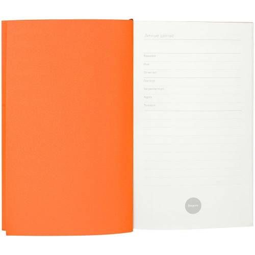 Ежедневник Flat Mini, недатированный, оранжевый фото 5