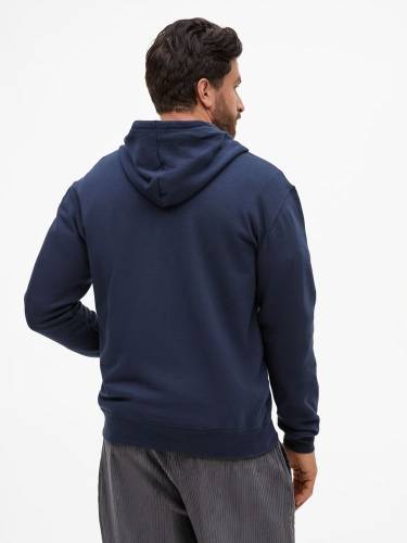 Толстовка унисекс Stone, темно-синяя фото 7 Толстовка унисекс Stone, темно-синяя фото 7