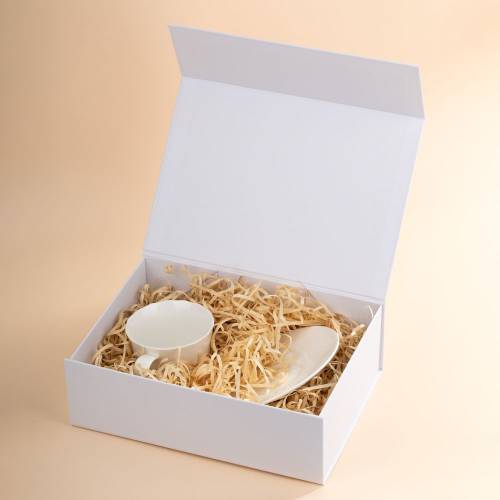 Коробка складная Portada, L, белая фото 8