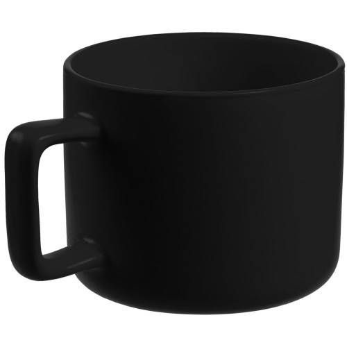 Чашка Jumbo, ver.2, матовая, черная фото 3