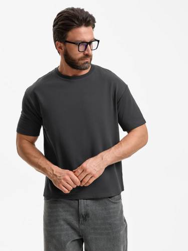 Футболка унисекс Durington, темно-серая (графит) фото 5