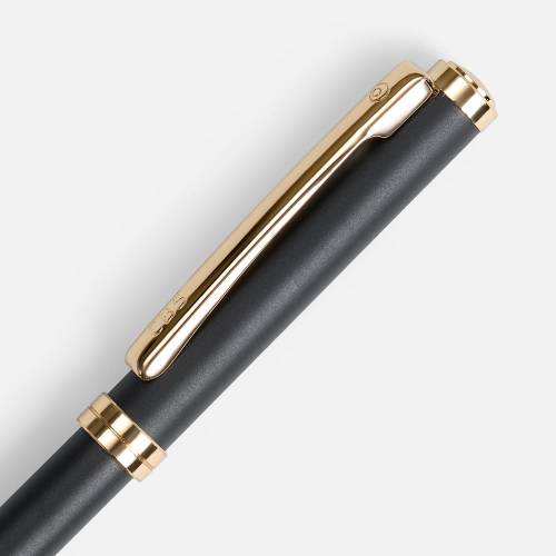 Ручка шариковая Delgado, матовая черная фото 4