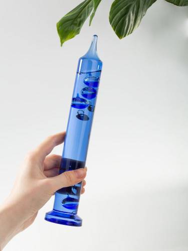 Термометр стеклянный «Галилео», голубой фото 7