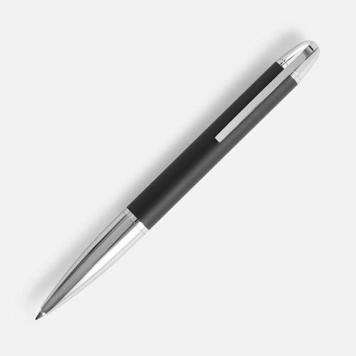Ручка шариковая Arc Soft Touch, черная фото 3