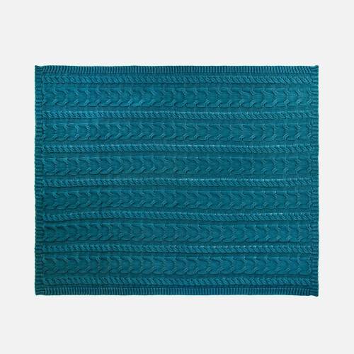 Плед Hygge, темно-зеленый фото 3