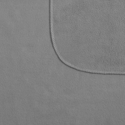 Флисовый плед Warm&Peace, серый фото 4 Флисовый плед Warm&Peace, серый фото 4