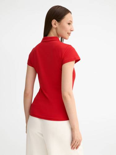 Рубашка поло женская Prescott Women 170, красная фото 7