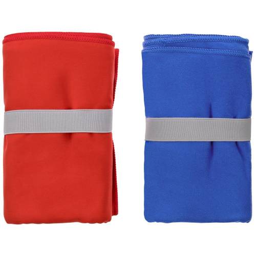 Спортивное полотенце Vigo Medium, красное фото 7