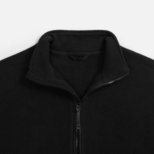 Куртка флисовая унисекс Nebo, черная фото 4