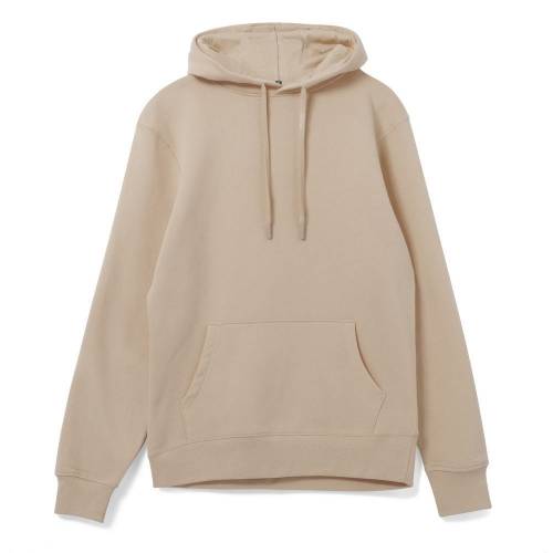 Толстовка с капюшоном унисекс Hoodie, бежевая фото 2