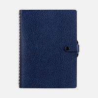 Ежедневник Strep Front на заказ, недатированный, темно-синий