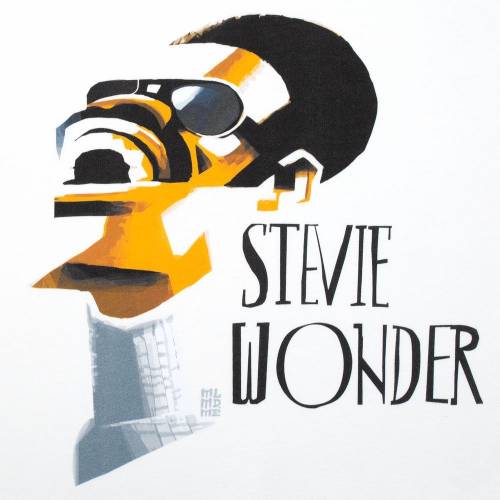 Толстовка «Меламед. Stevie Wonder», белая фото 5