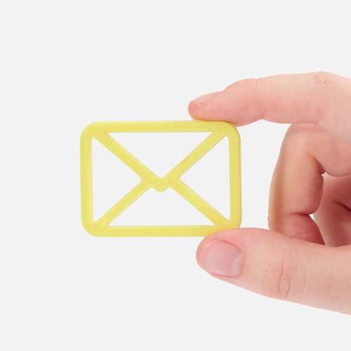 Подвеска Office, 3D-печать на заказ, конверт фото 3