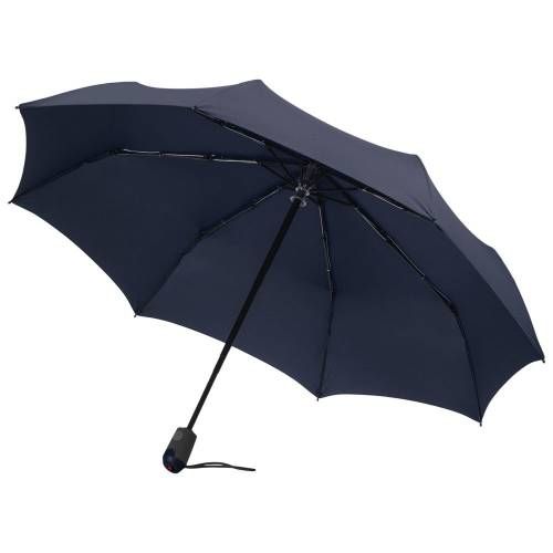 Зонт складной E.200, темно-синий фото 2