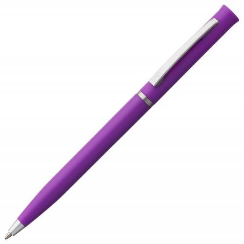 Ручка шариковая Euro Chrome,фиолетовая фото 2
