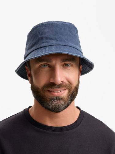 Панама Berwi, темно-синяя фото 4