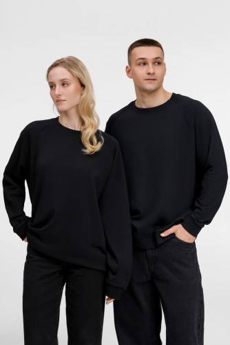 Свитшот унисекс Avenu, черный фото 12 Свитшот унисекс Avenu, черный фото 12