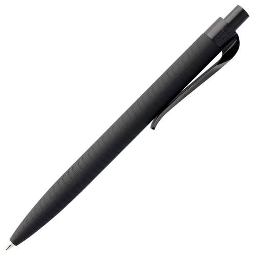 Ручка шариковая Prodir QS03 PRP Tyre Soft Touch, черная фото 4