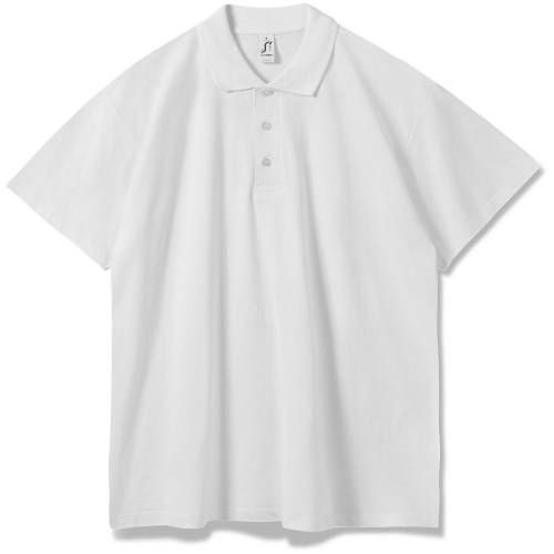 Рубашка поло мужская Summer 170, белая фото 2