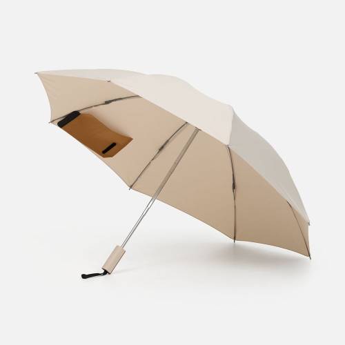 Зонт обратного сложения Easyroll, бежевый фото 2 Зонт обратного сложения Easyroll, бежевый фото 2