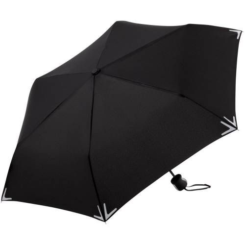 Зонт складной Safebrella, черный фото 2
