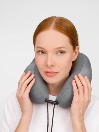 Дорожная подушка Somna, серая фото 11