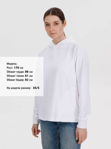 Худи унисекс Morfiss, белое фото 8