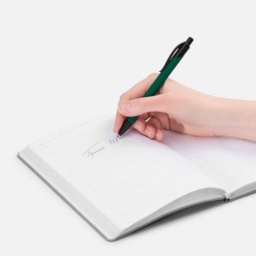 Ручка шариковая Undertone Black Soft Touch, зеленая фото 5